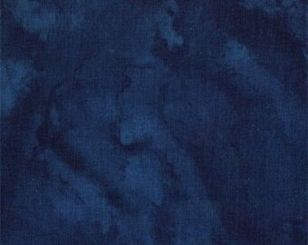 MARBLE MATE multi INDIGO blue  Moda by the half yard cotton quilt fabric 9907 50 navy