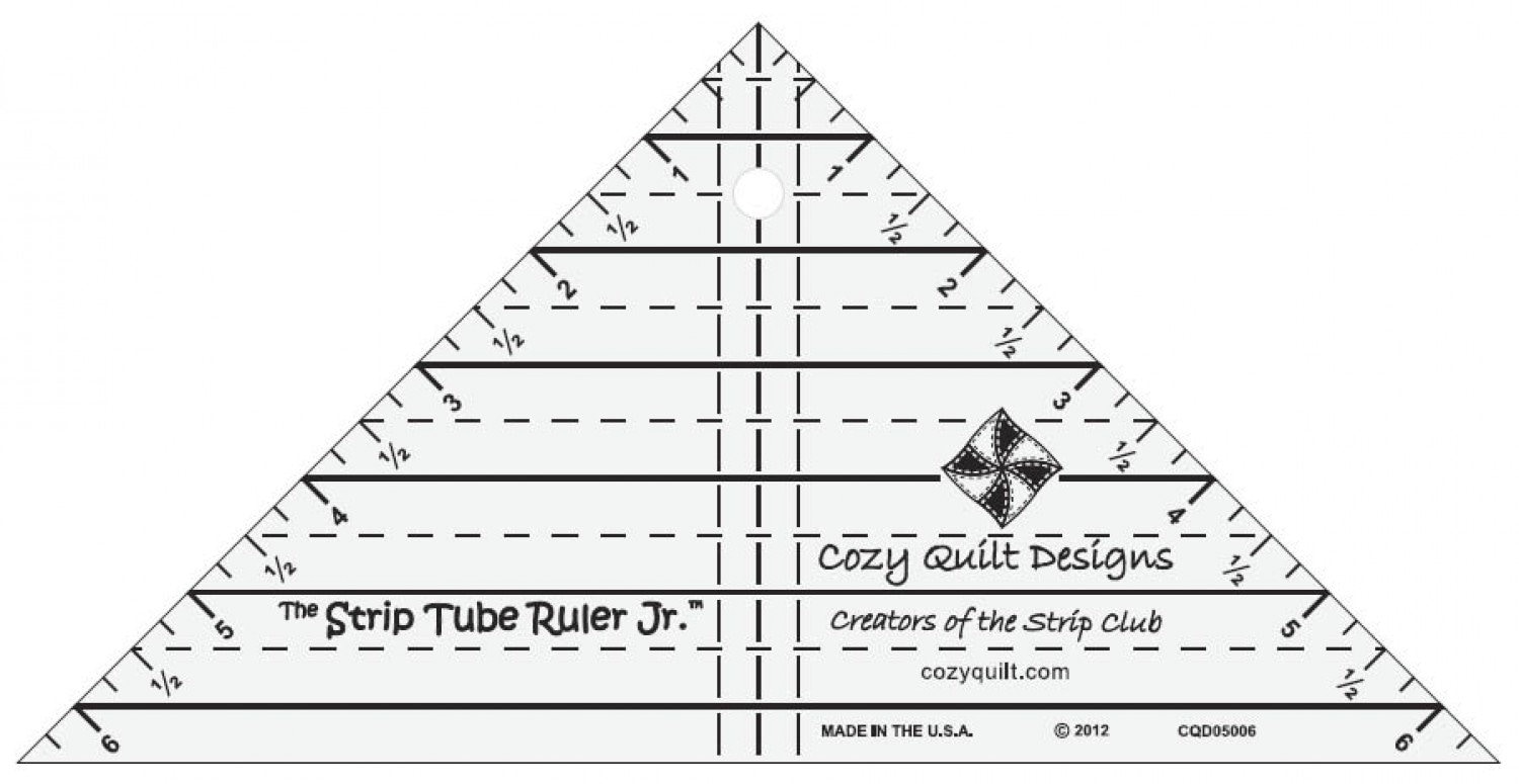 Strip Tube Junior Ruler CQD05006 by Cozy Quilt Designs by - Etsy