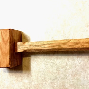 Handmade Solid Oak Wood Mallet – Heavy-Duty Woodworking Tool