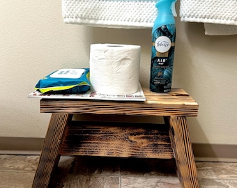 Handgemaakte houten kakkruk