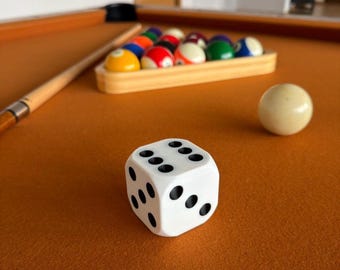 Poolkrijthouder, biljartaccessoire, uniek keucadeau, pooltafel, 8-ball