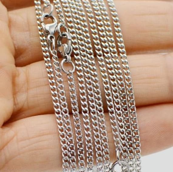 Stainless Steel Necklace Chain Curb 