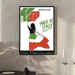 Impresión de Ku Ibiza Italia - Póster de Ibiza - Club - Música House - Años 90 y 80. 12x16, 8x10