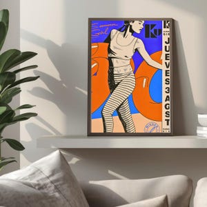 Impresión de Ku Ibiza - Póster de Ibiza - Club - Música House - Años 90 y 80. 12x16, 8x10