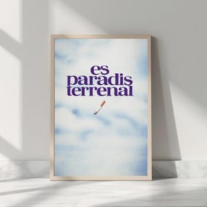 Impresión de Es Paradis - Póster de Ibiza - Club - Música House - Años 90 y 80. 12x16, 8x10