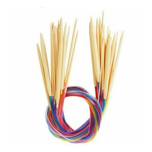 Bamboo Circular Knitting Needles 30&quot; 80 cm Choose Size