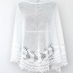 Boho wedding, boho shawl, Bridal Shawl, wedding shawl, bridal accessories, white shawl, knit shawl, Bridal Cover Up, lace shawl