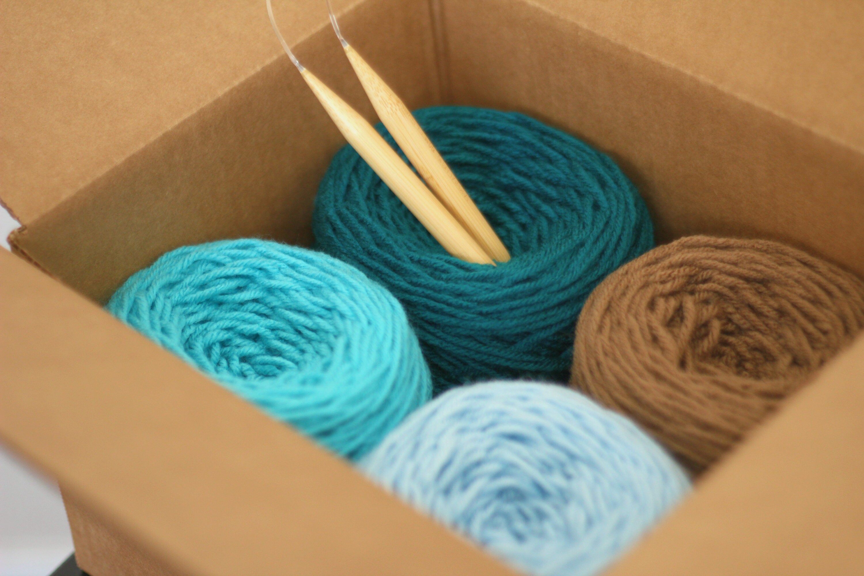 Knitting kit Knit baby blanket DIY kit chevron baby Etsy