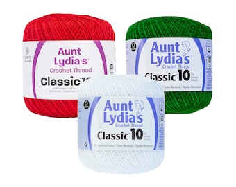 Aunt Lydia's Crochet Thread Cotton yarn - Color Combos