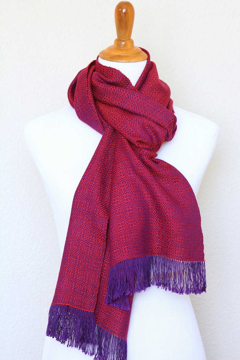 Woven scarf gift for her luxury scarf handwoven wrap in Etsy