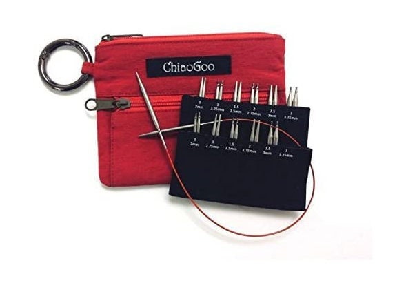 Red Lace 32 80 Cm Circular Knitting Needles Chiaogoo 