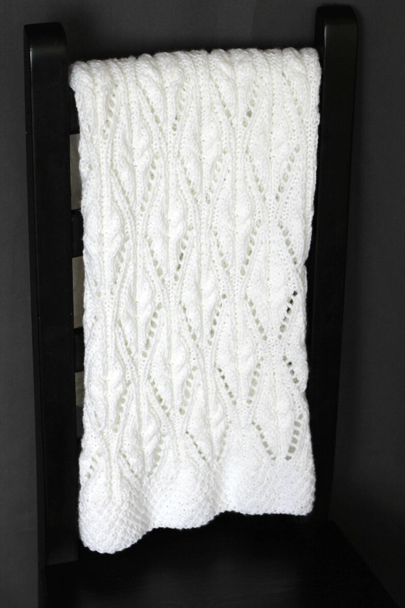 Knitting Pattern Knit Baby Blanket Knitting Pattern Etsy