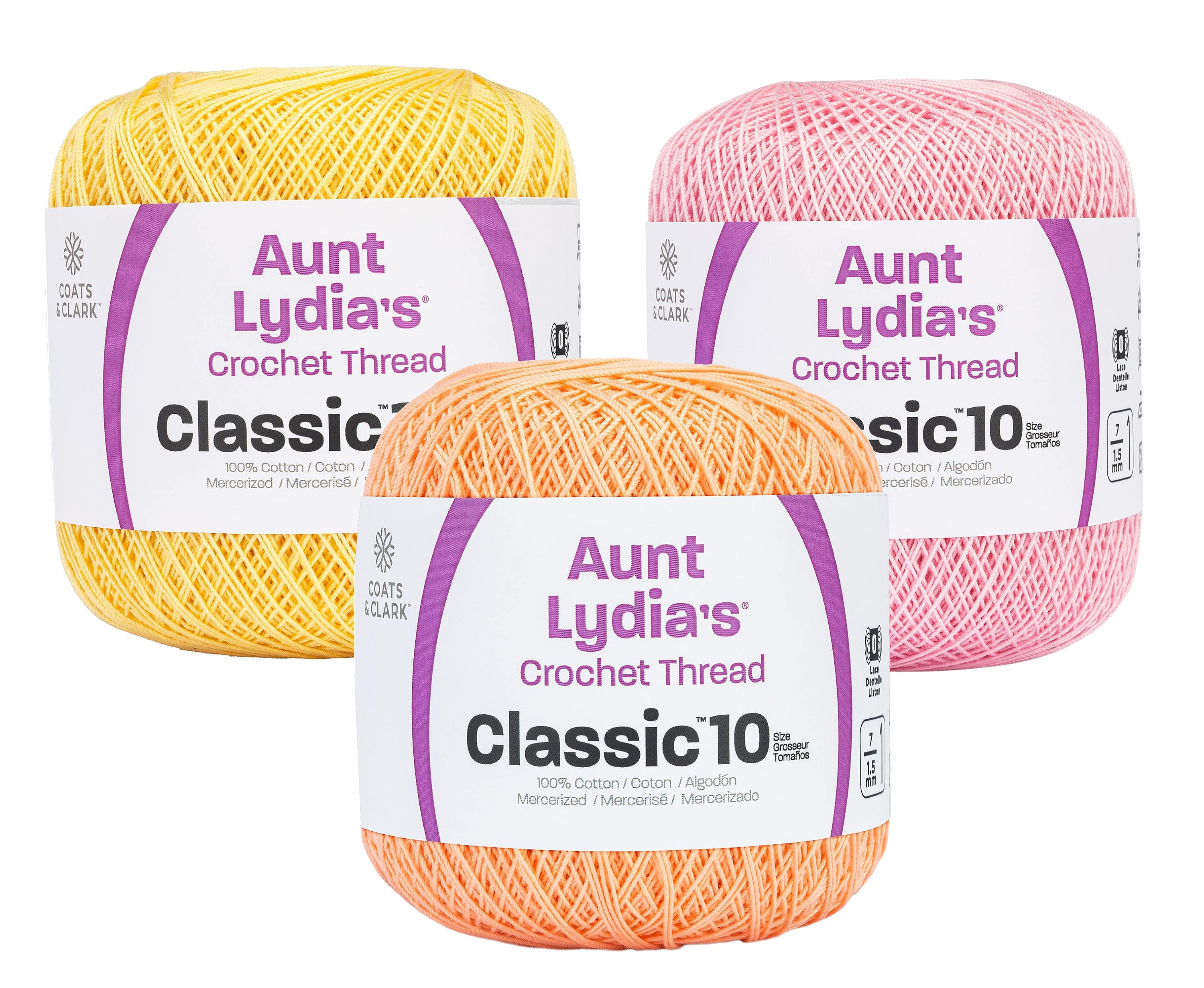16+ Aunt Lydias Crochet Thread Aunt Lydia's Crochet Thread Cotton Yarn - Color Combos - Etsy