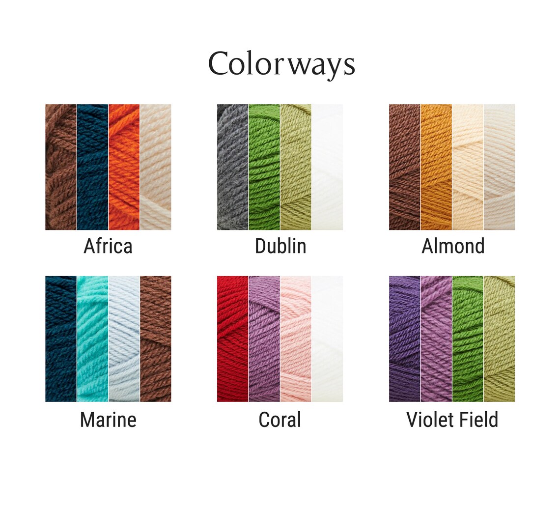 Knitting kit Knit baby blanket DIY kit chevron baby Etsy