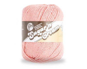 Lily Sugar 'N Cream Cotton Yarn: Indigo Big Ball (4 oz)