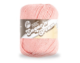 Lily Sugar 'N Cream Super Size Solid Yarn - (4) 100% Cotton, Big Ball - 4 oz - Indigo