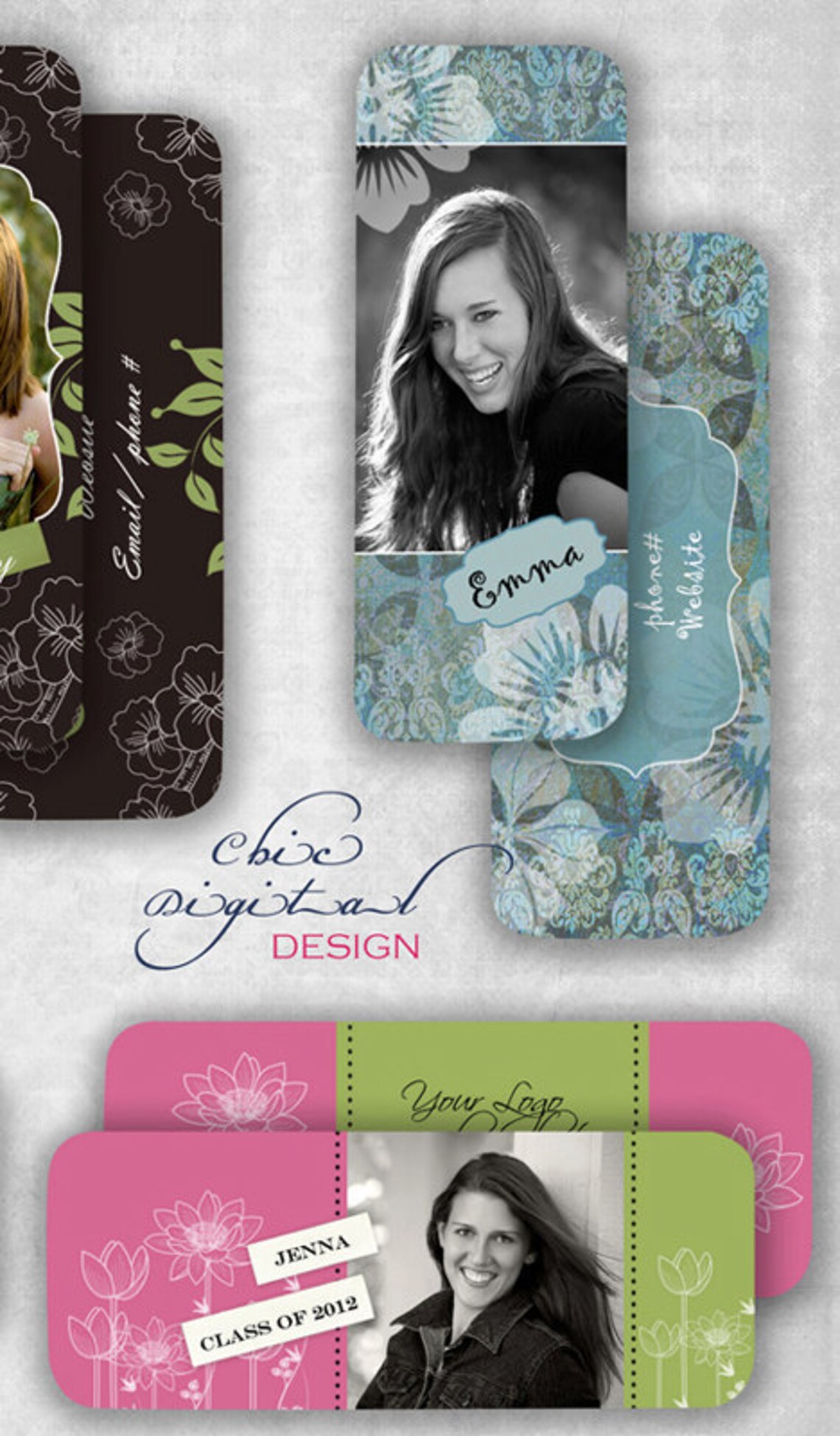 Senior Rep Cards / Millers Lab just FOR Girls Etsy