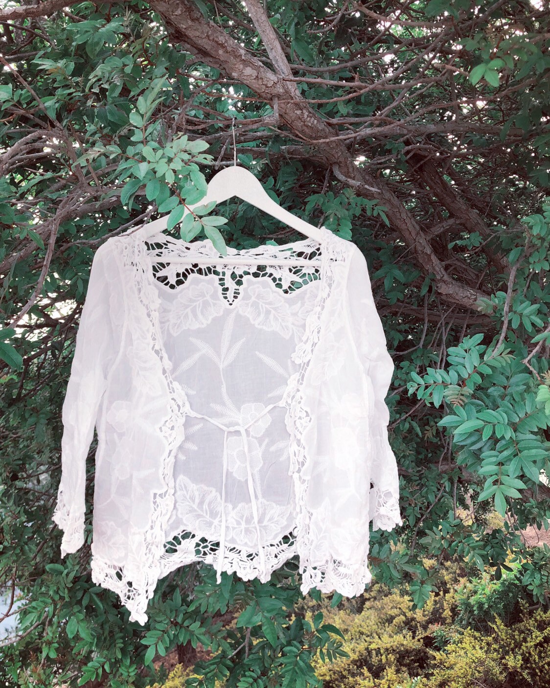 Ivory Lace Cardigan - Etsy