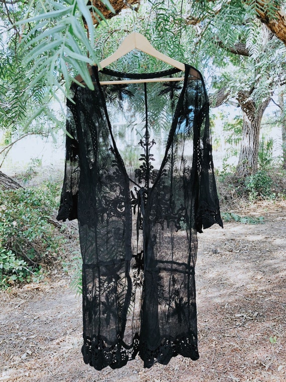 boho lace cardigan