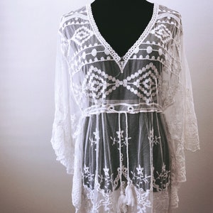 Boho Breezy Lace Cover Up main image 1