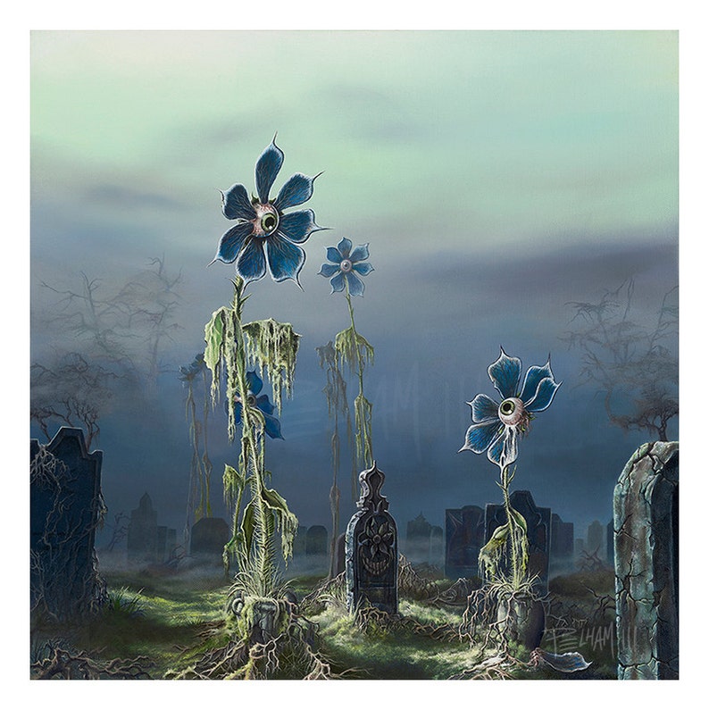 Graveyard Flowers Giclée Print image 1