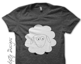 Digital File, Sheep Iron on Shirt, Farm Iron on Transfer, Kids Boys Clothing Tops, Toddler Sheep Shirt, Girls Farm Tshirt, Sheep Print