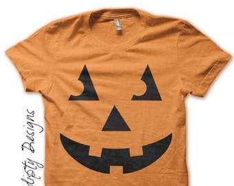 Digitale Datei, geschnitzte Kürbis Aufbügeln, Bügelbild Kürbis Shirt, Kinder Halloween Tshirt, Jungen Herbst Shirt, DIY Baby Kürbis Outfit