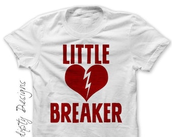 Digital File, Boys Valentine Iron on Transfer, Little Heartbreaker Shirt, Youth Day Tshirt, Cute Shirts for Boys, School Valentine Party
