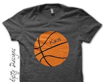 Digital File, Basketball Iron on Transfer, Iron on Sports Shirt, Boys Customized Basketball Shirt, Sports Wall Decor, Baby Sports Outfit