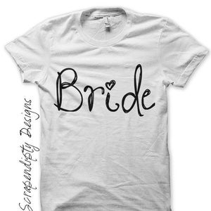 Digital file, Iron on Personalized Bride Shirt, Wedding Iron on Transfer, Women Bride Wedding Shirt, Wedding Day Clothes, Bachelorette Party