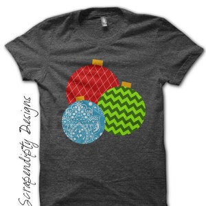 Digital File, Ornament Iron on Shirt, Christmas Iron on Transfer, Christmas Shirt Boys, Infant Girls Clothes, Toddler Kids Christmas Outfit