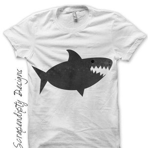 Digital File, Shark Iron on Transfer, Ocean Iron on Shirt, DIY Shark Shirt, Kids Boys Clothing Tshirt Outfit, Shark Birthday Party
