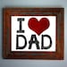 Dad Iron on Shirt, Father Iron on Transfer, Love Dad, DIY Fathers Day Shirt, Kids Boys Clothing ...