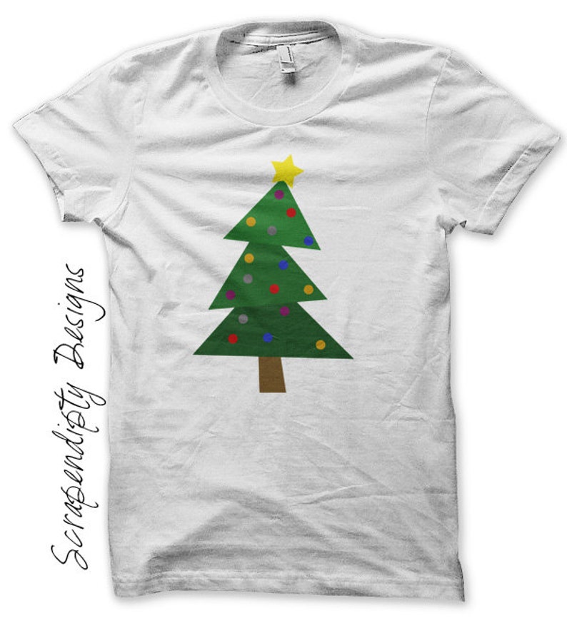Christmas Shirt for Girls Outfit Infant Boys Clothes Tee Fabric Transfer Christmas Iron on Transfer Christmas Tree Iron on Shirt