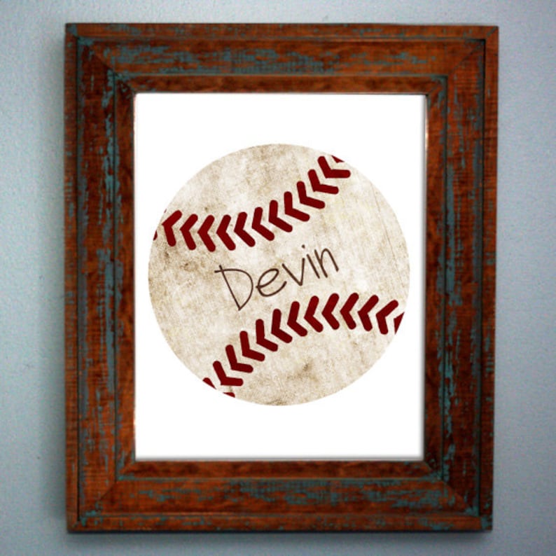 Iron on Baseball Shirt Sports Iron on Transfer Customized Etsy