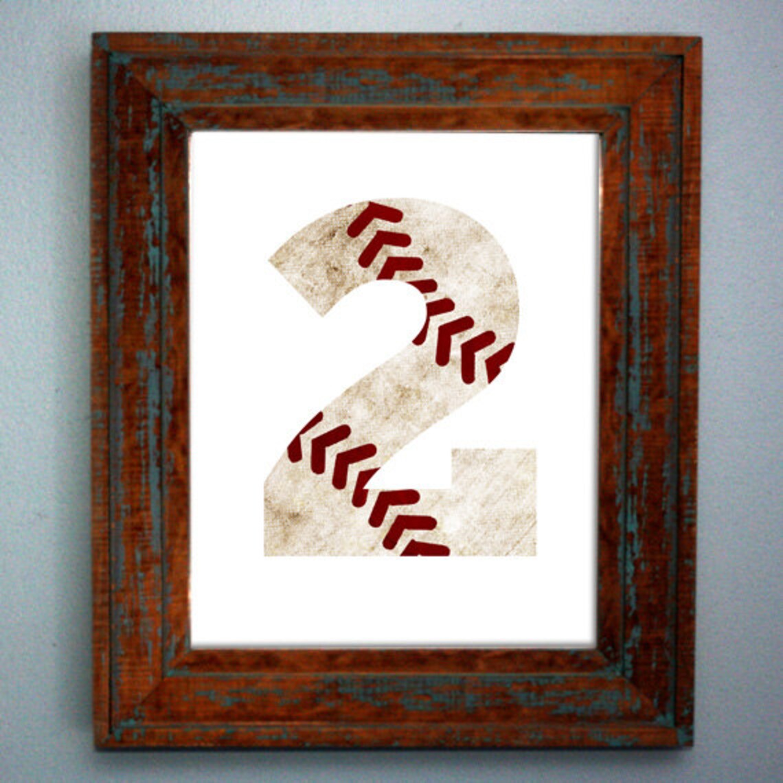 Baseball Number Iron on Transfer Iron on Custom Baseball Etsy