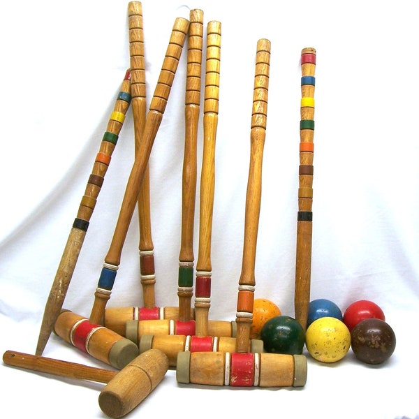 Croquet Anyone.... Vintage 1960s Rademaker Lawn Game