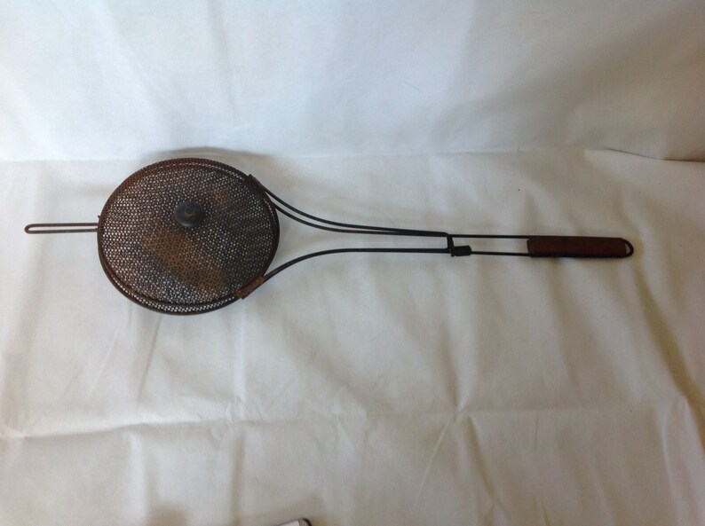Vintage Chestnut Roaster Mesh Chestnut Roaster Wire Chestnut Etsy