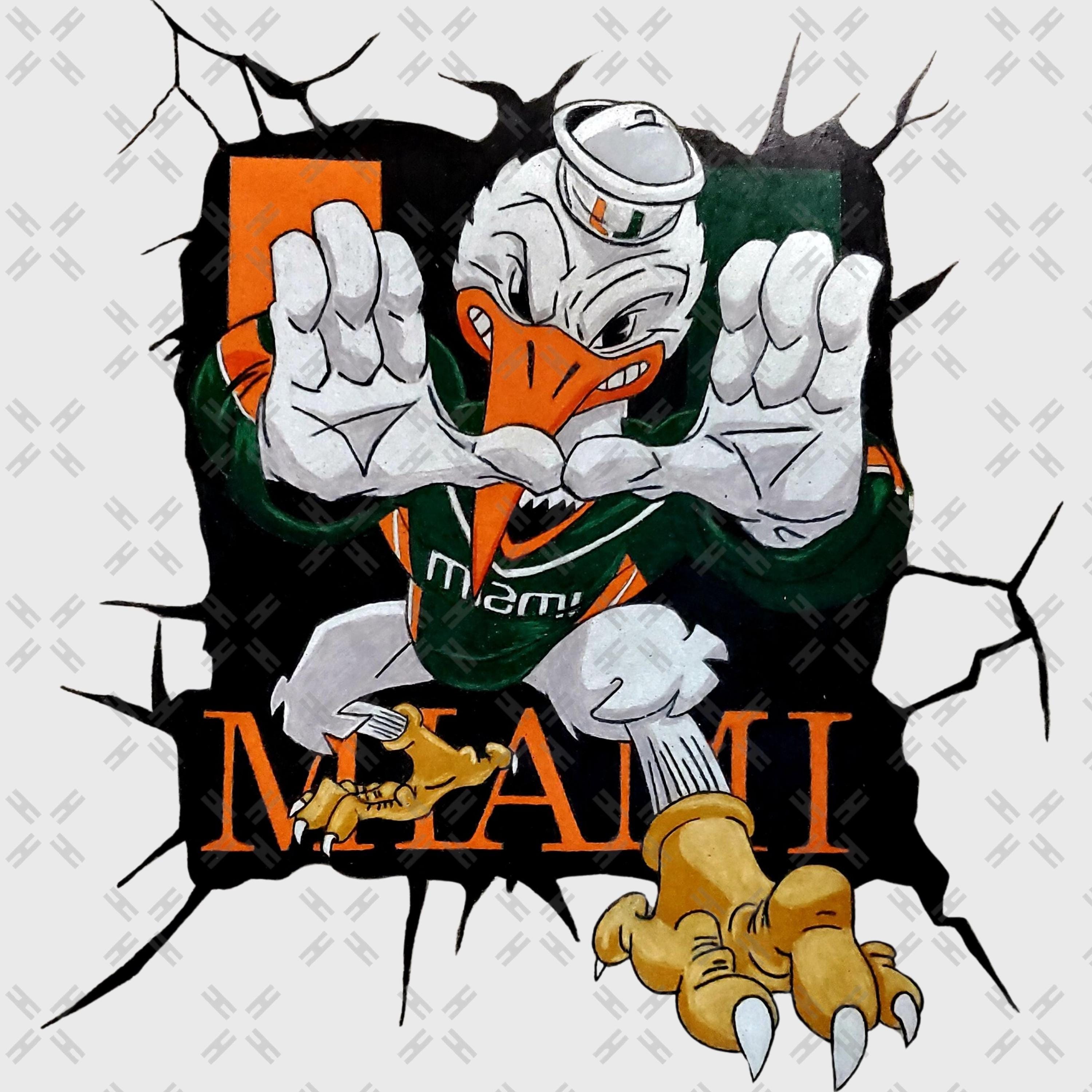Débardeur Vintage Miami Hurricanes Années 90 – TSI Nylon Rare Y2K Taille XL