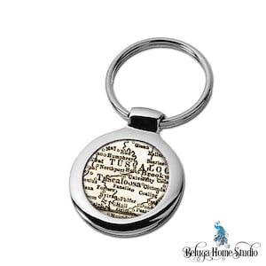Karte Keychain Tuscaloosa Alabama Schlüsselanhänger Schlüsselanhänger