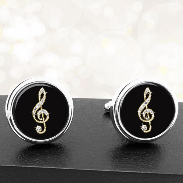 Music Note Cufflinks Etsy