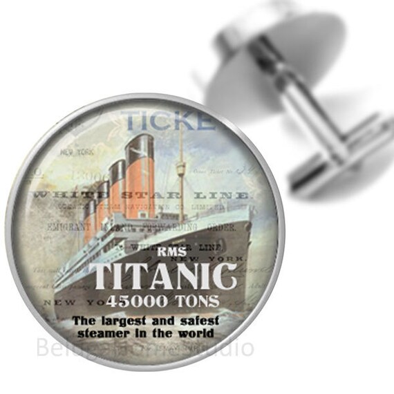 Titanic Cufflinks Groomsmen Wedding Party Fathers Dads Men - Etsy