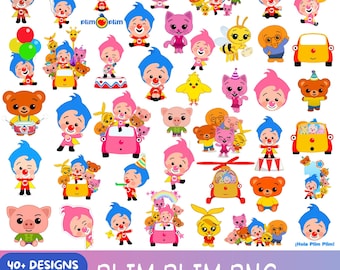 Clown PNG Clipart Bundle | Birthday Party Decor (Digital Download)