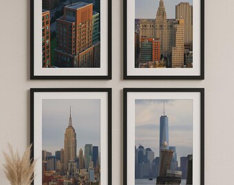 NYC Wall Art Print Bundle Photography Set of 9 Printable Decor Digital Download