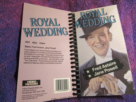 Royal Wedding Vhs Box Notebook