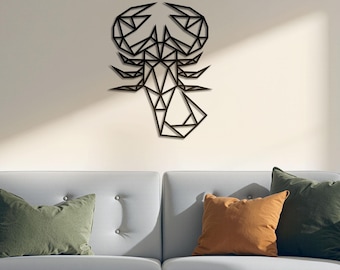 Skorpion Metall Wand Kunst, Modernes Wand Dekor