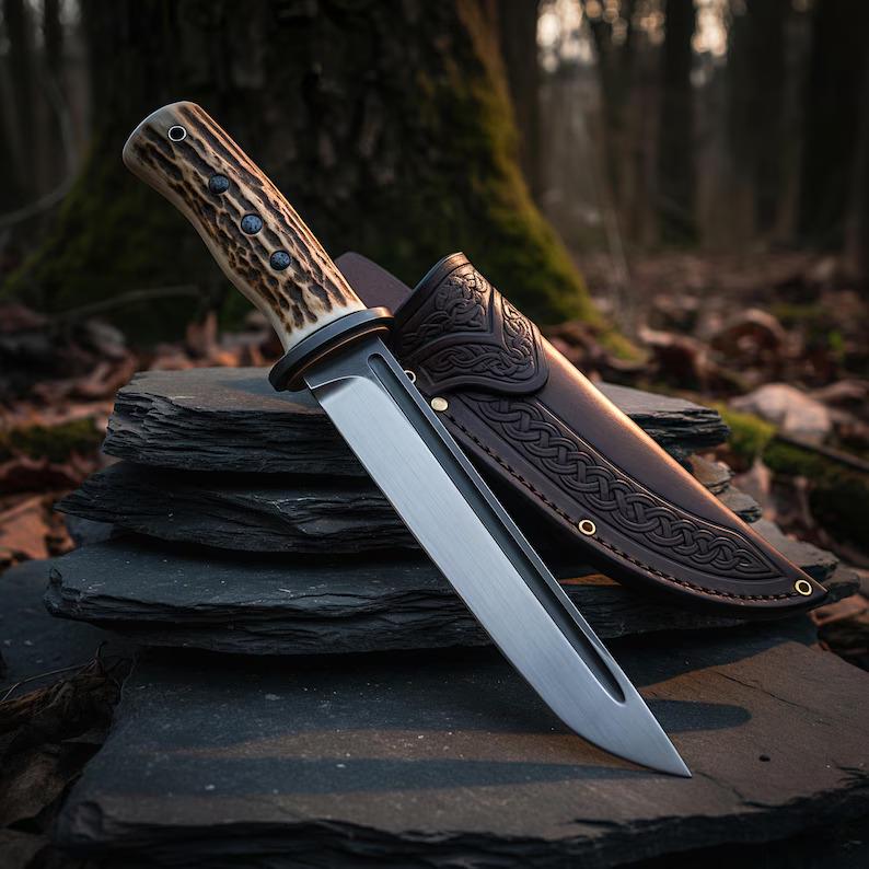 BUCK 110 ステンレススチール ナイフ 木製ハンドル レザーケース付き Buck 110 knives - Etsy 日本
