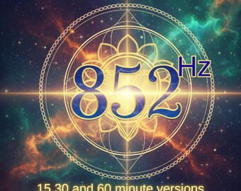 852 Hz Solfeggio Musik | Väckende Intuition, Andlig Ordning (Kommersiellt Bruk)