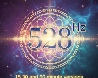 528 Hz solfeggiofrekvensmusik | Spår 15/30/60 min | Kommersiellt bruk | För transformation och mirakel