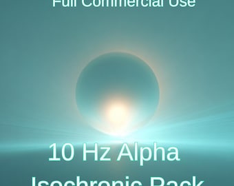 10 Hz Alpha Isochronic Tones, Relaxed Focus, Super Learning